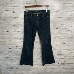 CLOSET CLOSING BCBGMAXAZRIA jeans Tanya wide leg thunder size 27 / 4